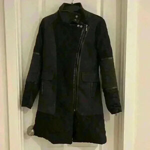 Yoki Outwear Quilted Long Jacket